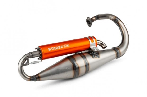 Kipufog� Stage6 Pro Replica MK2 Narancs Peugeot Speedfight 1 �s 2