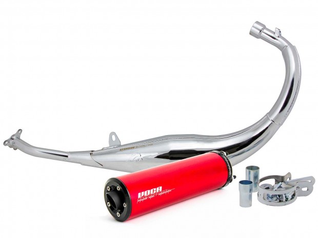 Kipufog VOCA Krmozott 50/70cc kipufog piros Minarelli AM6 Enduro, S
