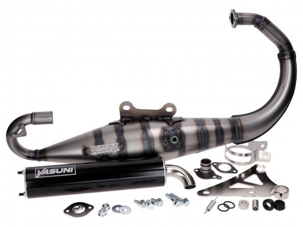 Kipufog Yasuni Carrera 10 fekete a Minarelli felllhoz