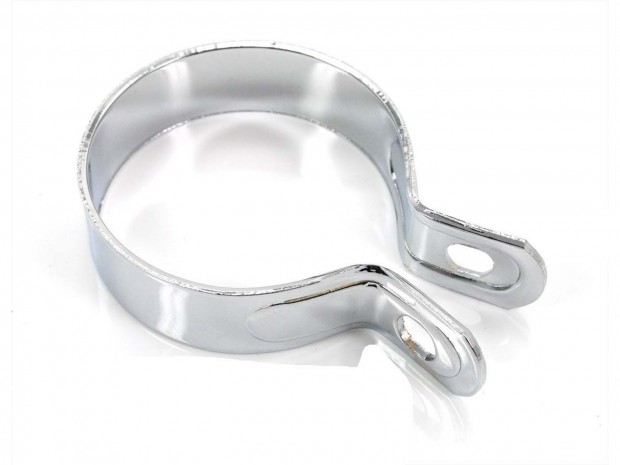 Kipufogó bilincs króm 60mm átmérőjű 20mm széles Zündapp, Kreidler, Her