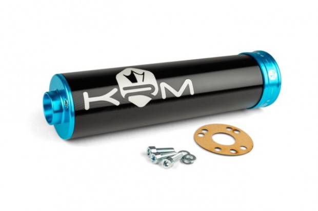 Kipufogdob KRM 70 - 90 fekete / trkiz