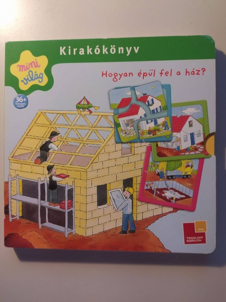 Kirakókönyv, oktatójáték Hogyan épül fel a ház?