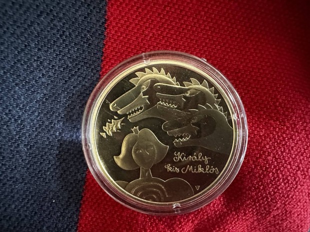 Király kis Miklós 2000 Forint színesfém emlékérme, UNC