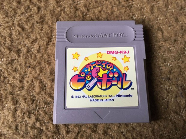 Kirby Pinball Nintendo Gameboy