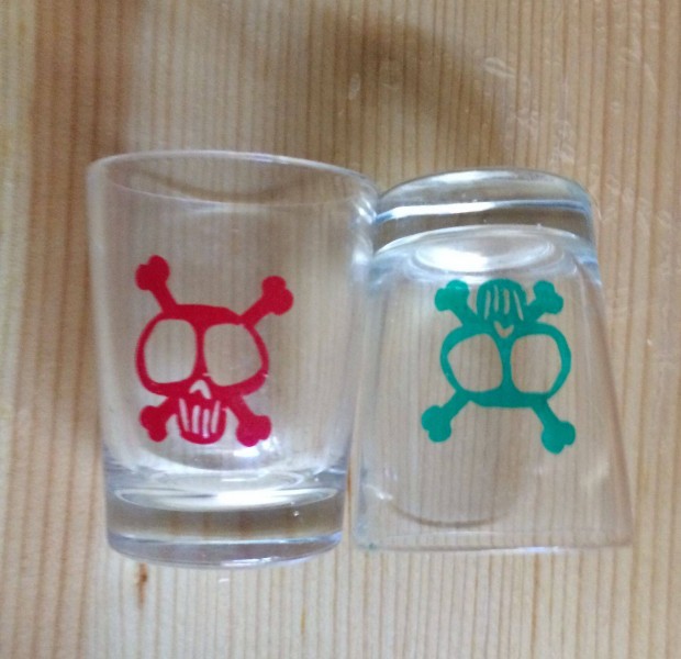 Kis Snapsz Pohárok, 20 ml, kettős jelentéssel, 1960-os evek