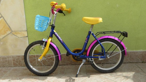 Kis bicikli, kerkpr, gyerekbicaj 16" -os