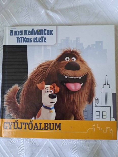 Kis kedvencek titkos élete gyűjtőalbum kártyákkal