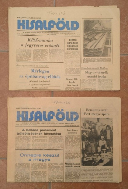 Kisalfld jsgok ( 1983 november 2. s 3. )