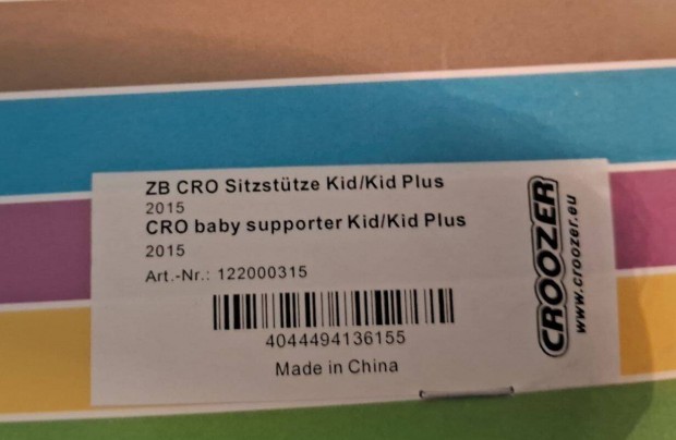 Kisbaba fejtmaszt Croozer Kid/Kids Plus kerkpr utnfuthoz