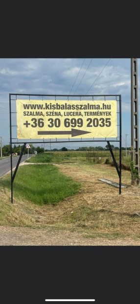 Kisbálás szalma , Széna , Lucerna .