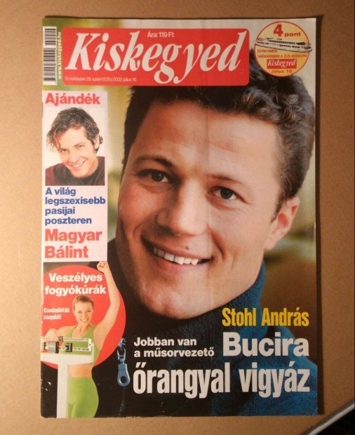 Kiskegyed 2002/29 (535.szm) poszterral (6kp+tartalom)