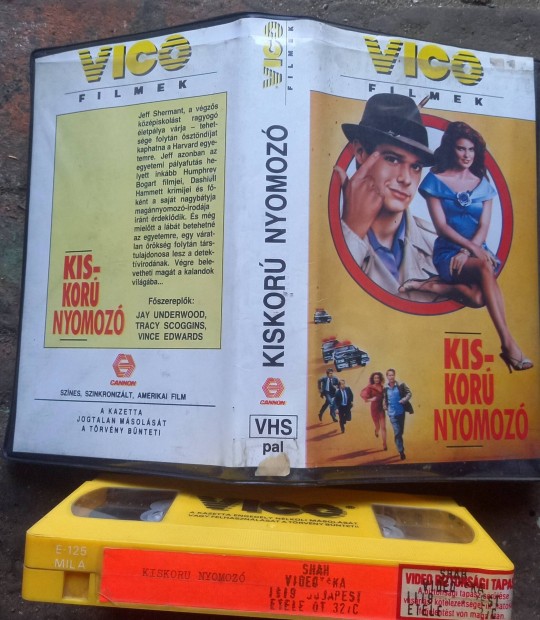 Kiskor nyomoz - krimi -vico vhs