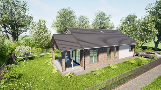 Kiskunlach�za, Dunapart, �j �p�t�s� csal�di h�z elad�