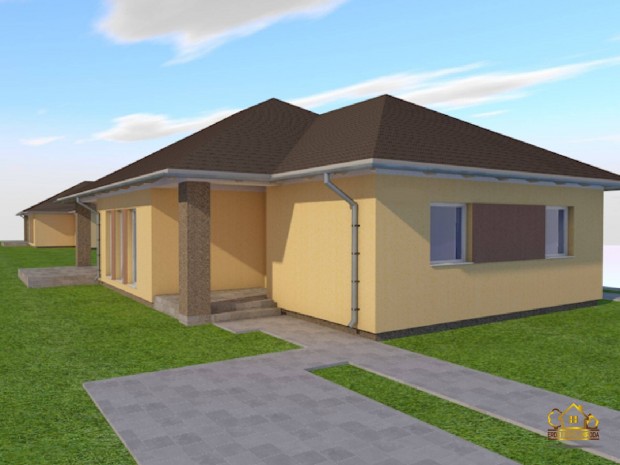 Kiskunlach�z�n, �j �p�t�s�, 3 h�l�szob�s �n�ll� csal�di h�z! 1231