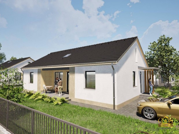 Kiskunlach�z�n, �j �p�t�s�, 4 h�l�szob�s �n�ll� csal�di h�z! 1224