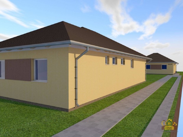 Kiskunlach�z�n, �j �p�t�s�, nett� 100 m2-es csal�di h�z! 1232