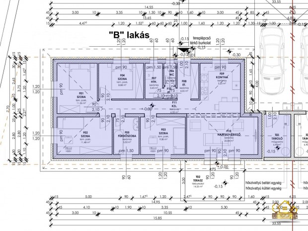 Kiskunlach�z�n, �j �p�t�s�, nett� 91 m2-es ikerh�z! 1243