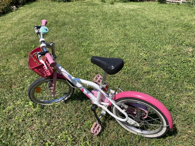 Kislany 16" kerekpar , b-twin bicikli, gyermek bicaj