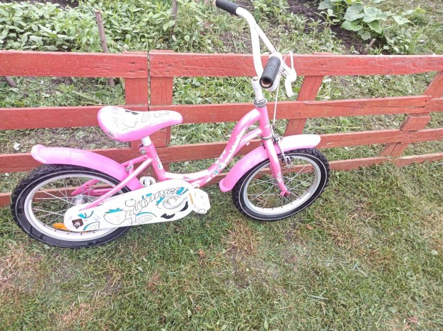 Kislny bicikli s gyerek roller 