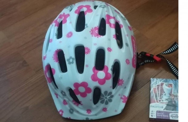 Kislány bicikli sisak, 47-51 cm
