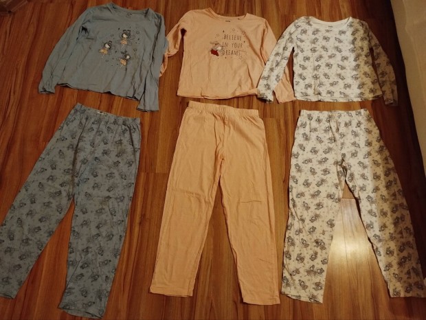 Kislny pizsama szett csomag 140