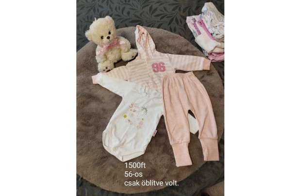 Kislány ruha, babaruha, nadrág, body, kabát eladó, 56