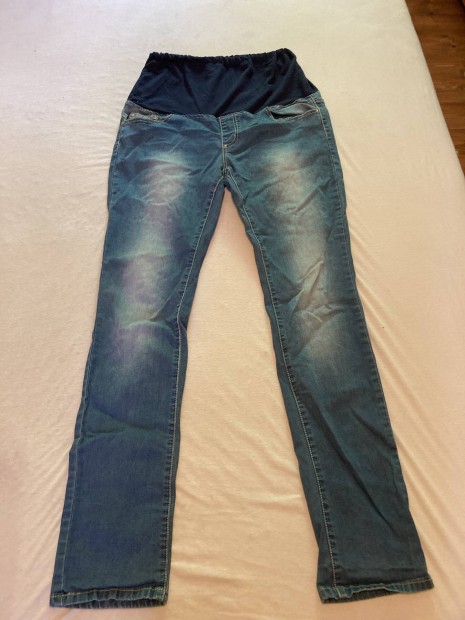 Kismama farmernadrág, leggings, melltartó