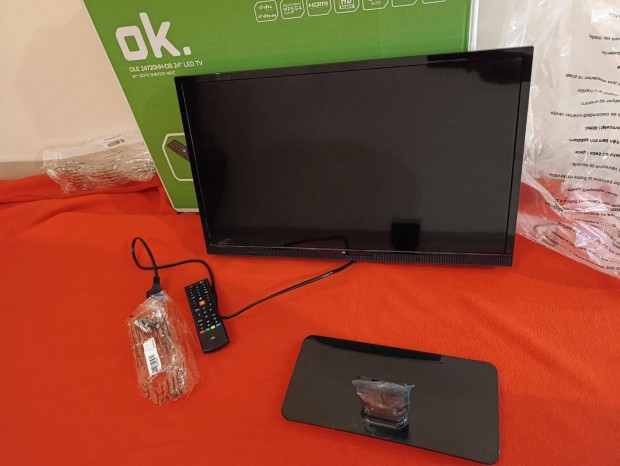 Kismret LED TV OLE 24" ok. sznes tv