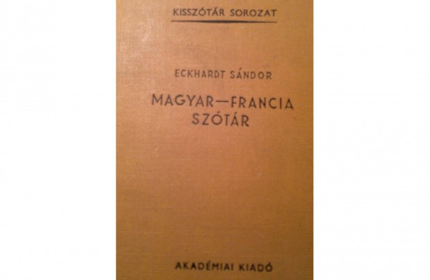 Kissztr Sorozat Magyar-Francia sztr .Eckhard Sndor