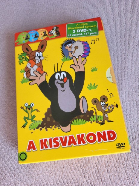 Kisvakond diszdobozban - teljes sorozat (3dvd, 49 resz)