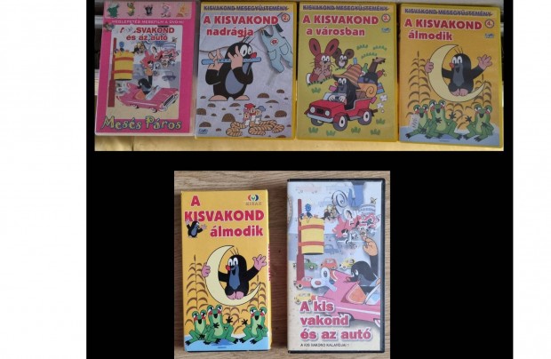 Kisvakond mese DVD-k és VHS-ek