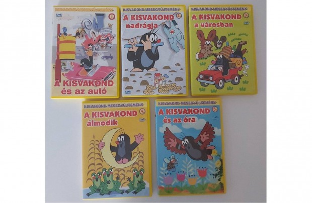 Kisvakond mesegyjtemny DVD 1.-2.-3.-4.-5