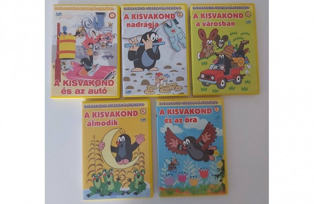 Kisvakond mesegyjtemny DVD 1.-2.-3.-4.-5