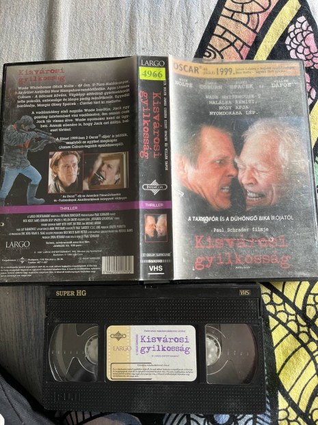 Kisvárosi gyilkosság vhs film k