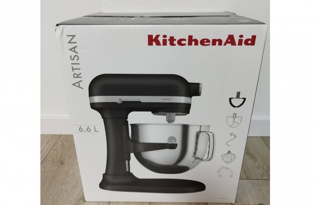 Kitchenaid Artisan 6,6L konyhai robotgp, dagaszt ntttvas fekete