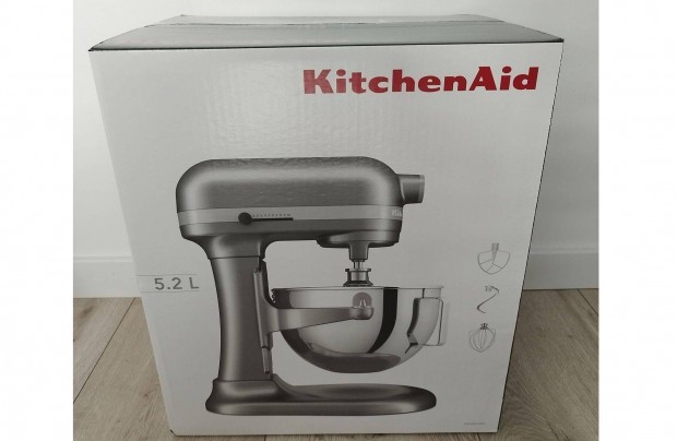 Kitchenaid Heavy Duty 5,2L emelkaros robotgp, dagaszt Ezst