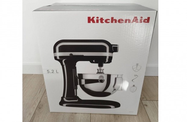 Kitchenaid Heavy Duty 5,2L emelkaros robotgp, dagaszt Fekete