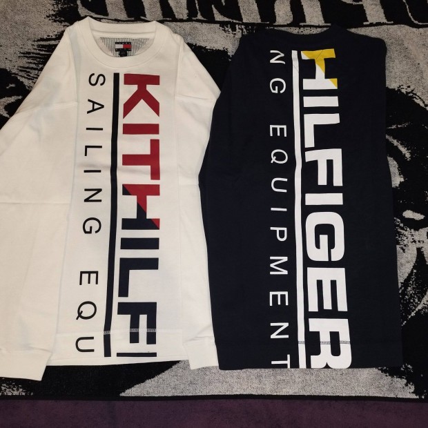 Kith X Tommy Hilfiger frfi L-es hosszujj fels j