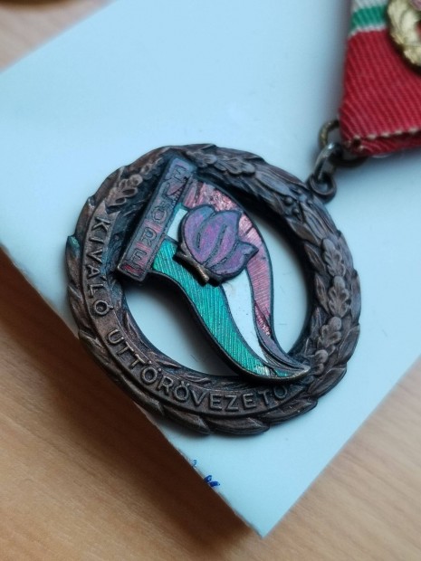 Kitüntetés Kíválló Úttörő Vezető ritka db