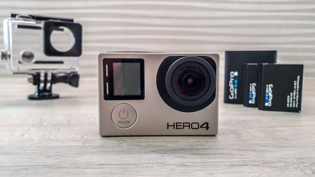 Kiváló Gopro HERO 4 black akciókamera + tartozékok 4K UHD!