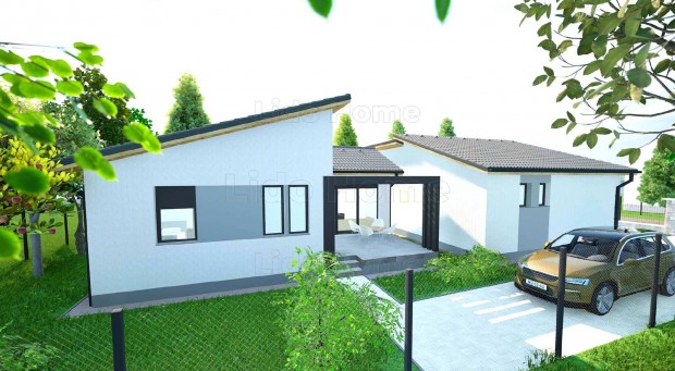 Kiváló adottságú, Új építésű, vízközeli lakóház Balatonfenyvesen