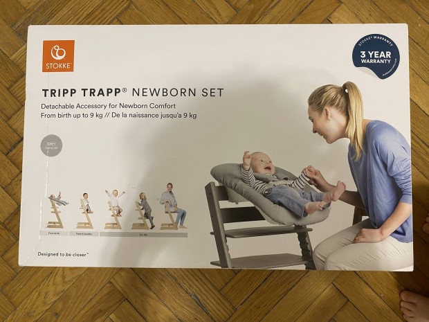 Kiváló állapotban lévő Stokke Tripp Trapp Newborn Set