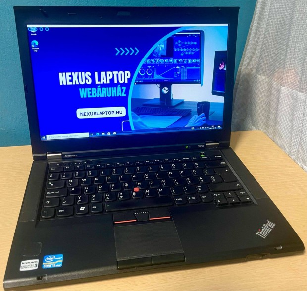 Kivl r! Lenovo Thinkpad T430 laptop (i5-G3/8GB/320GB/Magyar) - 1 v