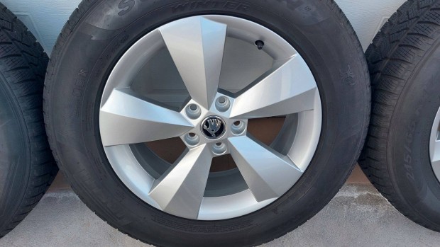 Kkk 1. Gyári , új szerű Skoda Kodiaq-Karoq 17 alufelni ,téli gumi