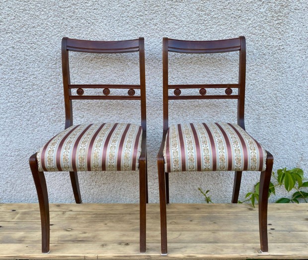 Klasszikus design antik Biedermeier stil ebédlőszékek étkezőszékek