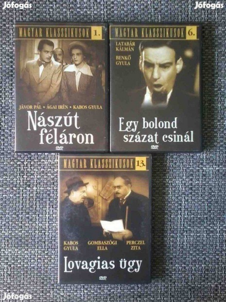 Klasszikus magyar DVD filmek