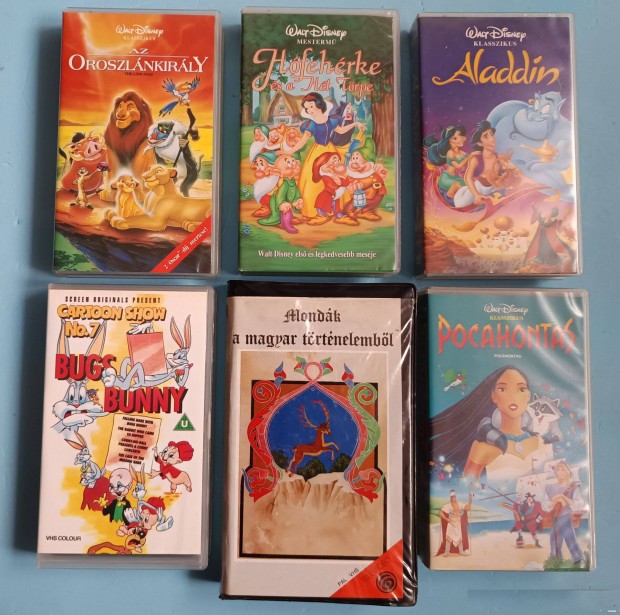 Klasszikus mesk VHS viden eladk, ingyenes szlltssal