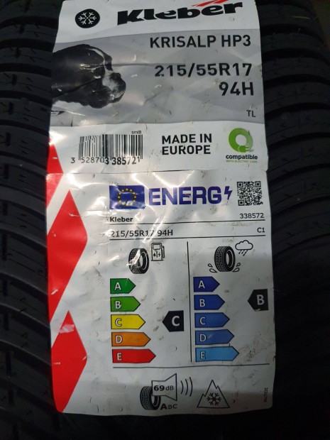 Kleber 215/55r17 tli gumi