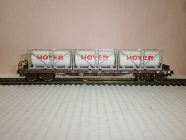 Kleinbahn - Őbb - teher kocsi - H0 + konténerek - ( W-79)