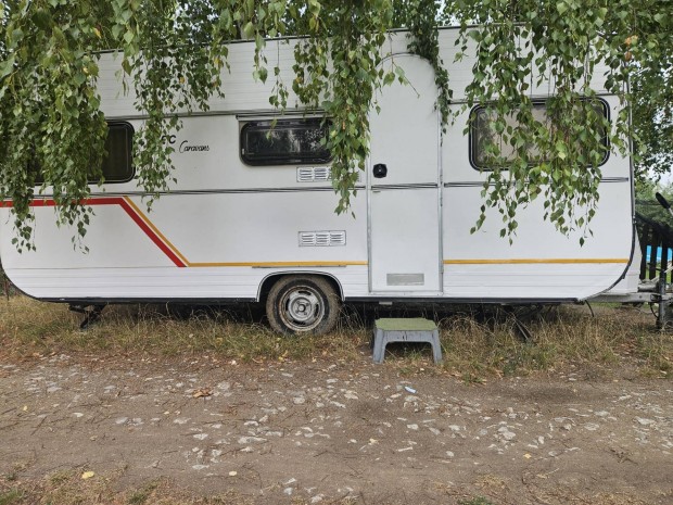 Klímás Tec Caravans lakókocsi érvényes forgalmival és műszakival